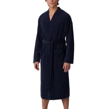 Schiesser Schiesser Terry Bathrobe Marine Large Herre