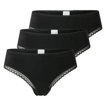 Schiesser Schiesser Truser 3P Modern Cheeky String Svart bomull 42 Dame