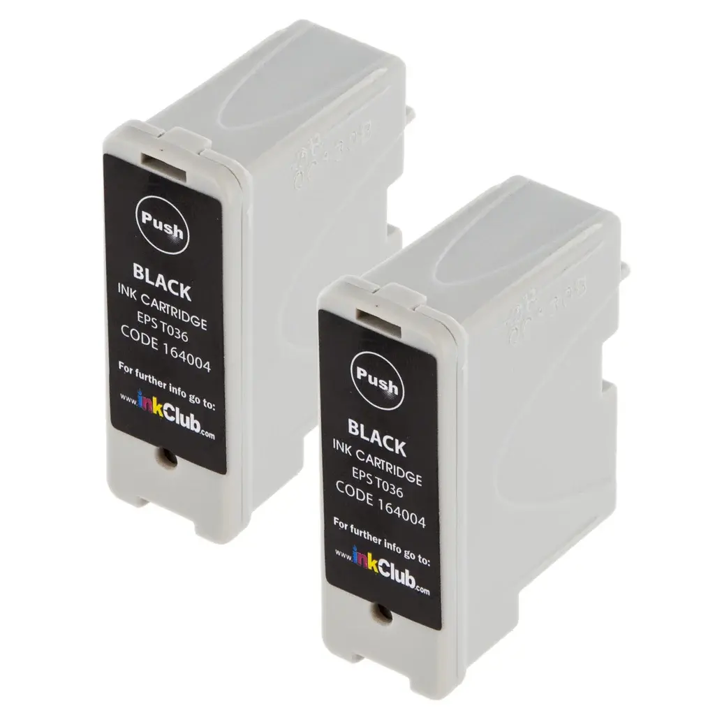inkClub Blekkpatron sort 7ml, 2pk