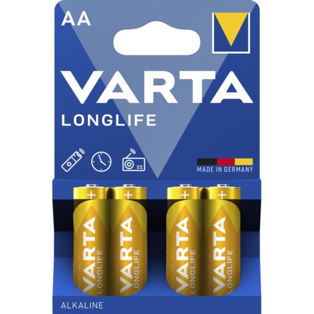 Varta Varta Varta Longlife batteri - AA 4 Pakning