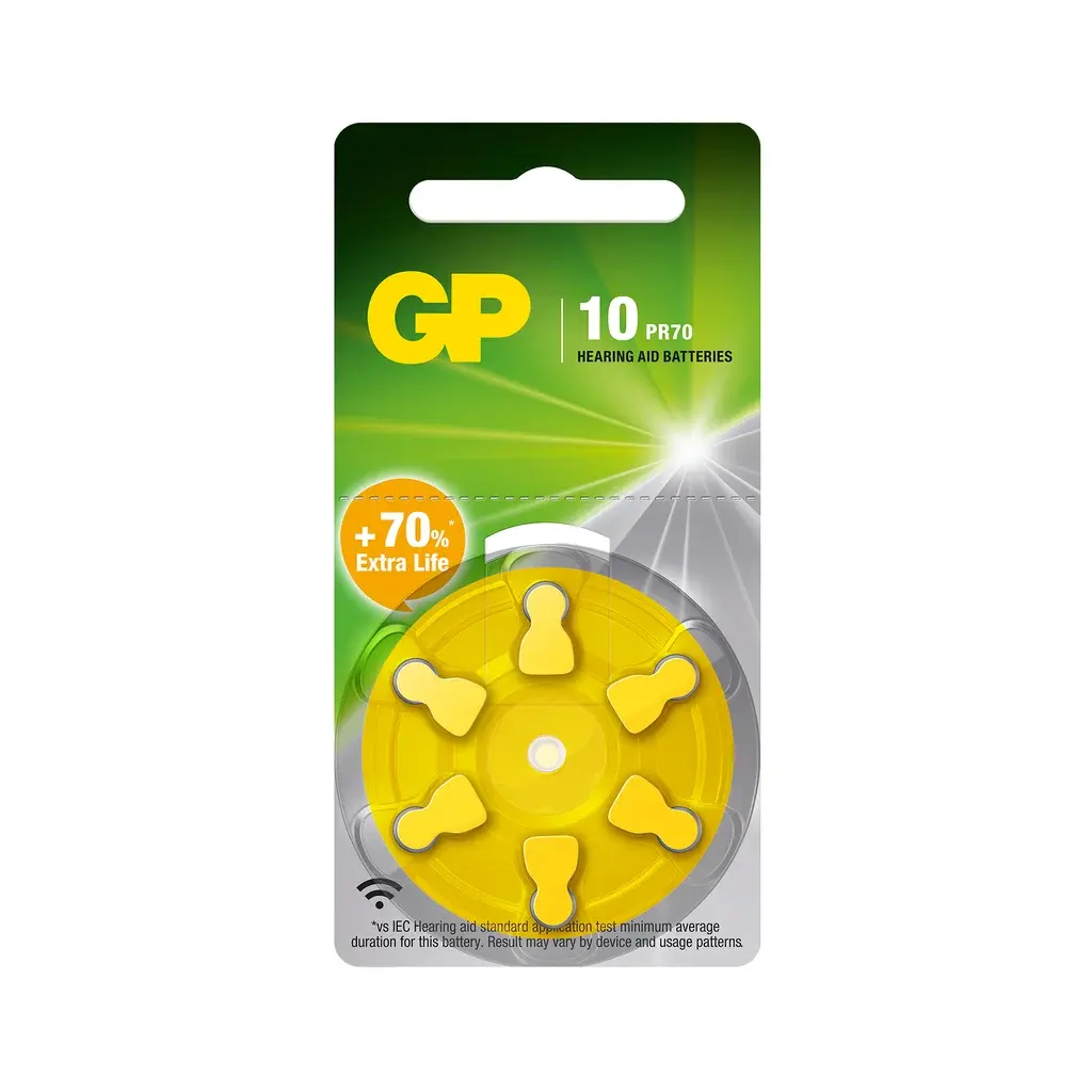 GP BATTERIES GP BATTERIES GP ZA 10-D6 / PR70 GPZA10-D6 Tilsvarer: N/A