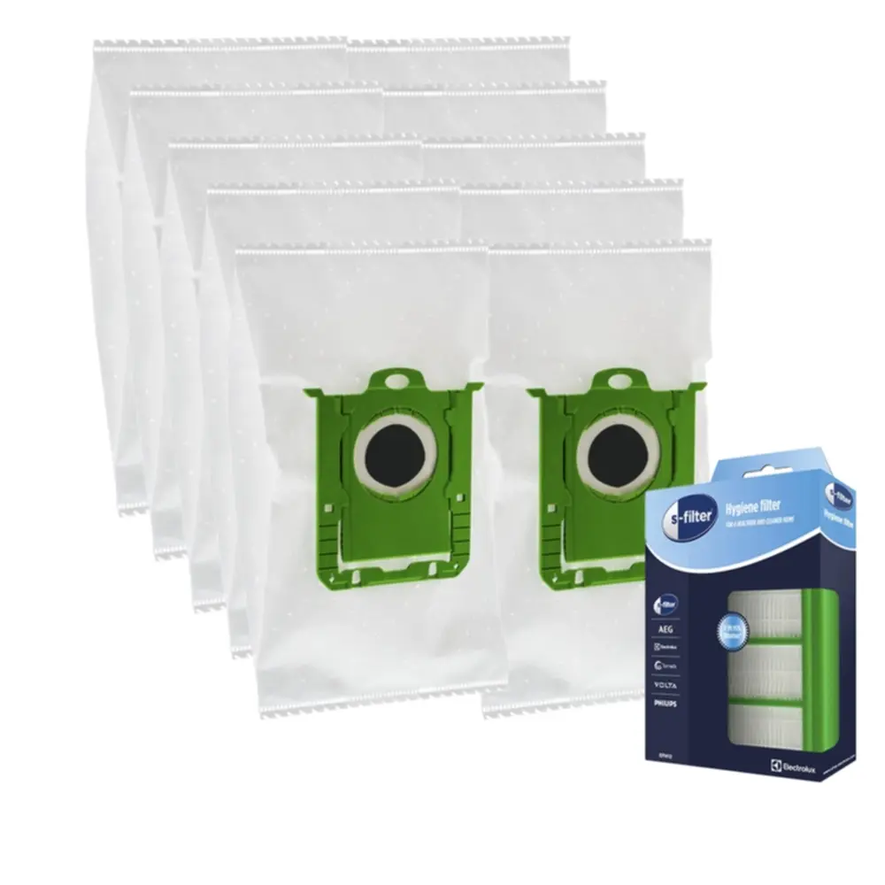 Premium Premium Støvsugerposer, 10st. + HEPA- og motorfilter DU12190-2-FIL Tilsvarer: N/A
