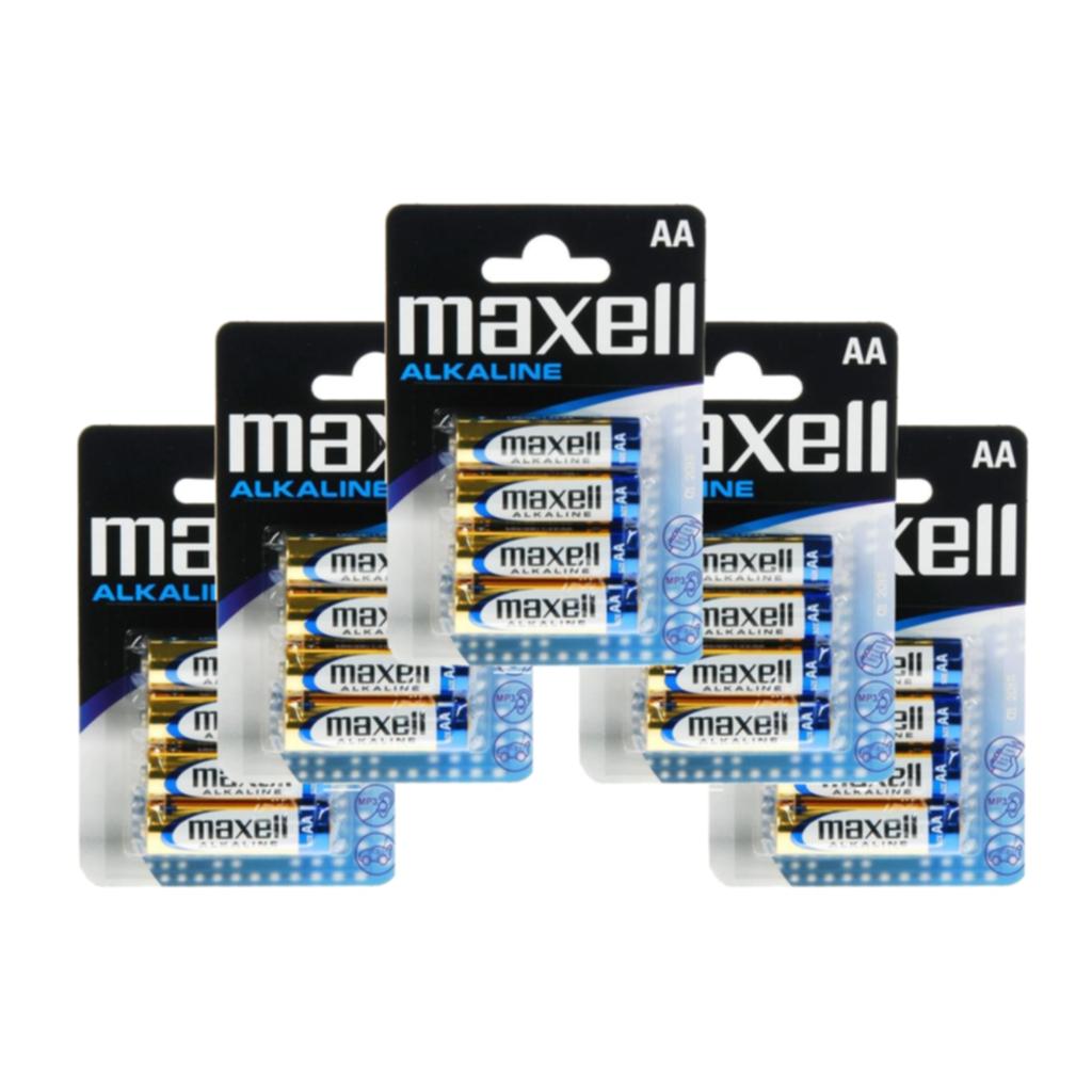 MAXELL MAXELL Maxell Alkaliske AA-batterier (LR6) 20-pakning