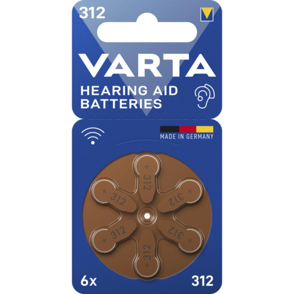 Varta Varta Varta HAB 312 Batteri - 6-pakning