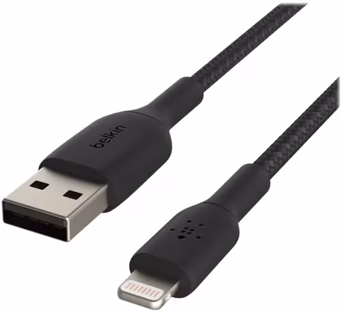 Belkin Belkin Lightning To Usb-a Cable Braided 2m Svart