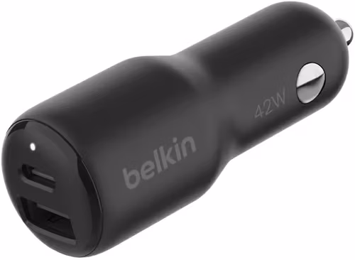Belkin Belkin Boostcharge Dual Car Charger 42w Svart