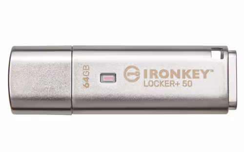 Kingston Kingston Ironkey Locker+ 50 64gb Usb-a Sølv