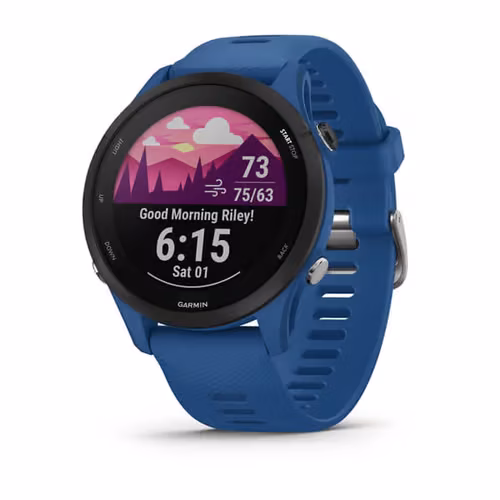 Garmin "Garmin Forerunner 255 3,3 Cm (1.3"") Mip 46 Mm Digitalt 260 X 260 Piksler Blå Wi-fi Gps"