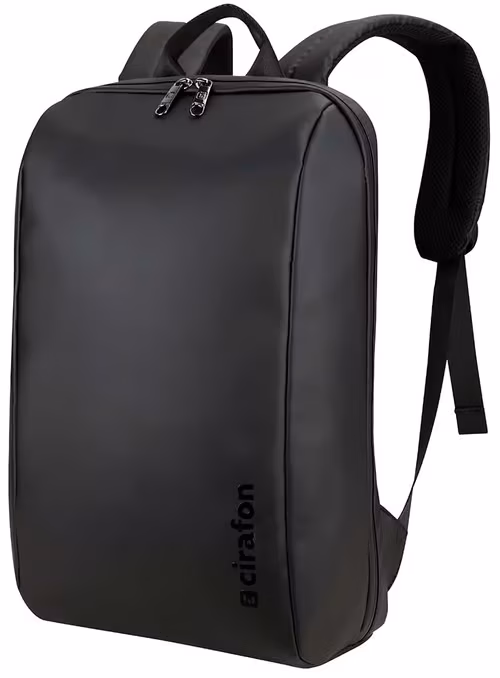 Cirafon "Cirafon Notebook Ryggsekk City Slim 16"" Nylon Sort"