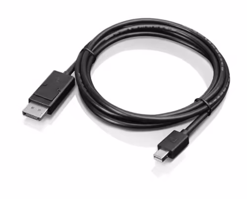 Lenovo Lenovo Displayport-kabel 2m Mini Displayport Displayport Svart