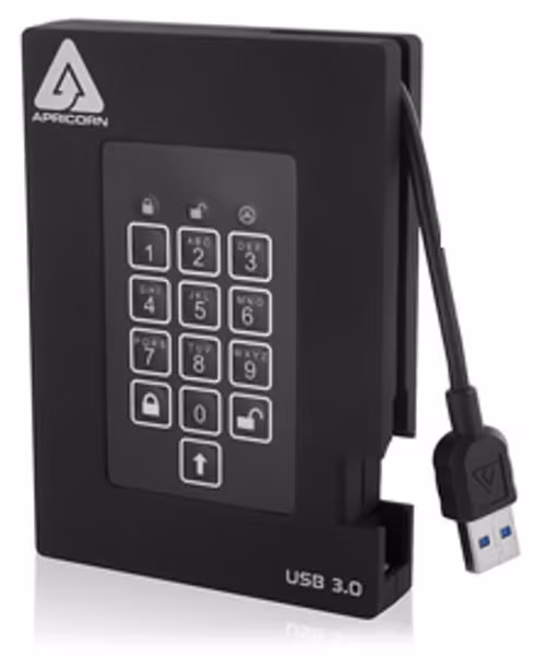 Apricorn Apricorn Padlock Fortress 500gb Svart