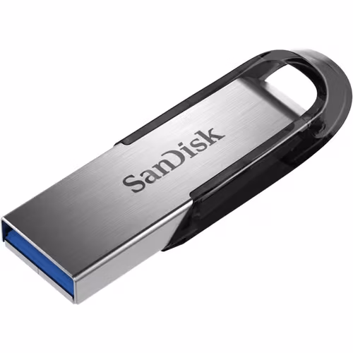 SanDisk Sandisk Ultra Flair 64gb Usb-a Svart, Sølv