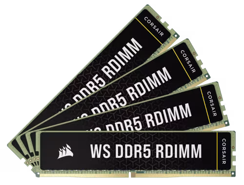 Corsair Corsair Ws Ddr5 Ecc Rdimm Expo Xmp 64gb 6000mt/s Ddr5 288-pin Dimm