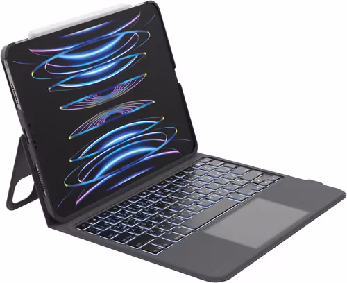 Belkin "Belkin Cradle Keyboard Folio Ipad Air 10.9"" 4th Gen, Ipad Air 10.9"" 5th Gen, Ipad Air 11"" (m2), Ipad Air 11"" (m3), Ipad Air 11"" (m4) Nordisk Svart"