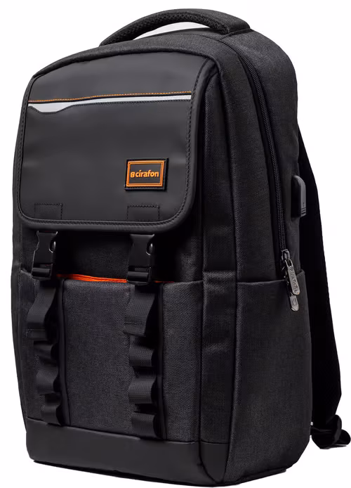 Cirafon "Cirafon Backpack Active 15.6"" Nylon Sort"