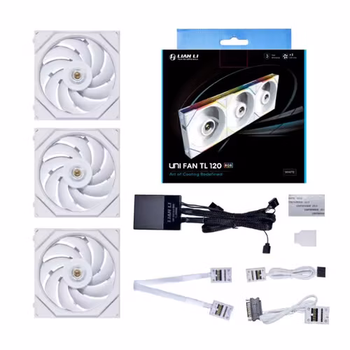 Lian-Li Lian-li Uni Tl120 3-p Vifte Hvit