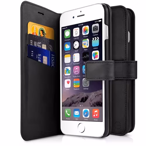 Cirafon Cirafon Wallet Book Magnet Iphone 7/8/se (2020)/se (2022) Svart