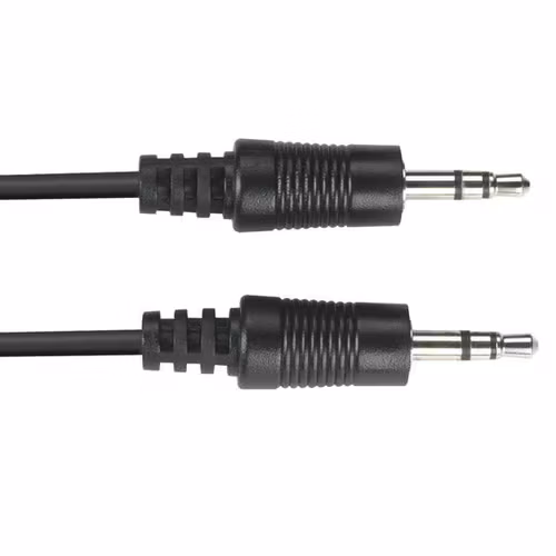 Black Box Black Box 3.5-mm - 3.5-mm, 5-ft Lydkabel 1,5 M 3.5mm Sort 1.5m 3,5mm 3,5mm