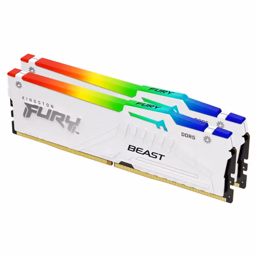 Kingston Kingston Fury Beast Xmp/expo White 32gb 6000mt/s Ddr5 288-pin Dimm