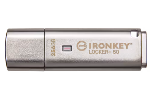 Kingston Kingston Ironkey Locker+ 50 256gb Usb-a Sølv