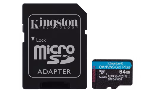 Kingston Kingston Canvas Go Plus Gen4 64gb Microsd Uhs-i