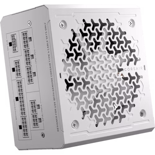Corsair Corsair Rm1000e (2025) White 1000w Atx 80+ Gold Strømforsyning