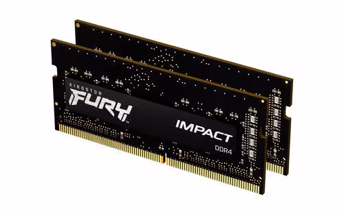 Kingston Kingston Technology Fury Impact Minnemodul 16 Gb 2 X 8 Gb Ddr4 1600 Mhz 16gb 1600, 3200mhz Ddr4 260-pin So-dimm
