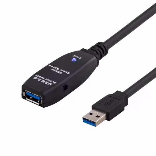 Deltaco Deltaco Usb3-1002 5m Usb-a Usb-a Svart
