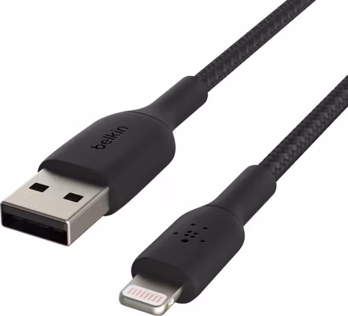 Belkin Belkin Lightning To Usb-a Cable Braided 1m Svart