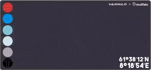 Varmilo Varmilo Summit Deskmat Flerfarget