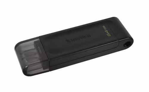 Kingston Kingston Datatraveler 70 64gb Usb-c Svart