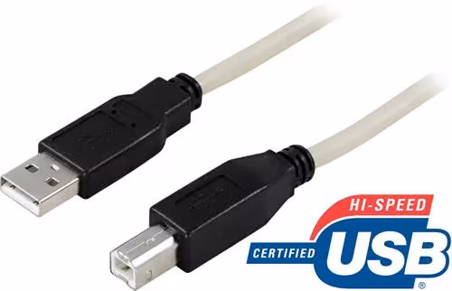 Deltaco Deltaco Usb-kabel 0.5m Usb-a Usb-b