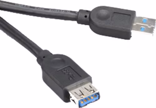 Akasa Akasa Usb-forlengelseskabel 1.5m Usb-a Usb-a Svart