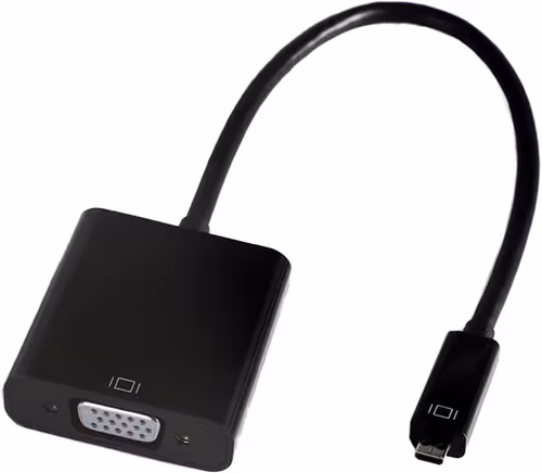 Prokord Prokord Videoadapter Micro Hdmi Vga, 3,5mm Svart