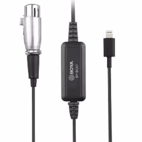 Boya Boya Xlr (female) To Lightning (male) Adapter