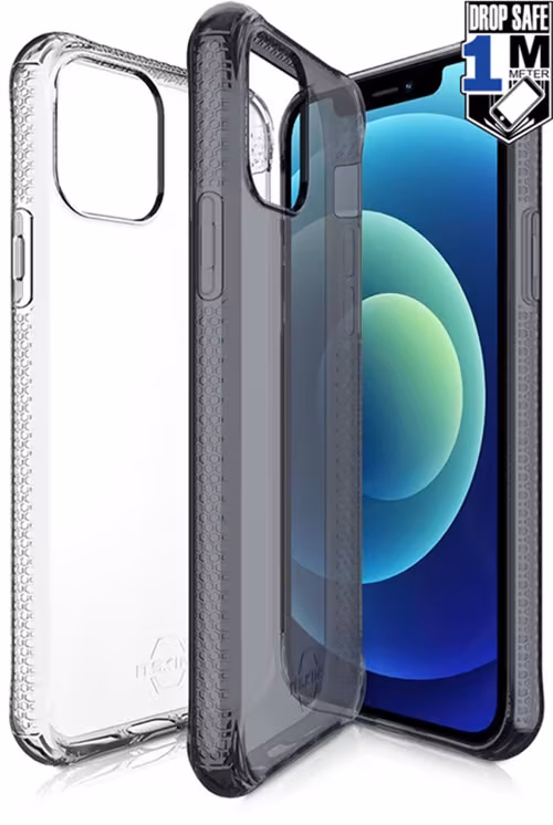 Cirafon Cirafon Nano Clear Duo Drop Safe Iphone 12, Iphone 12 Pro Gjennomsiktig, Svart