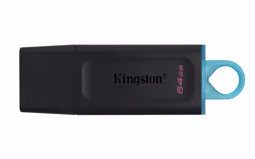 Kingston Kingston Datatraveler Exodia 64gb Usb-a Svart, Turkis