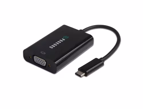 Prokord Prokord Usb-c - Vga Adapter 0.15m 2048x1152@60hz 0.15m Usb-c Vga Svart