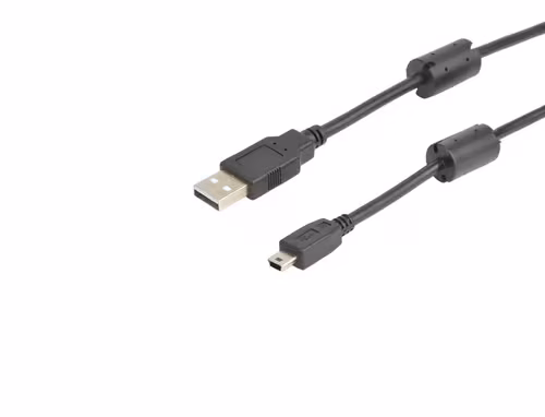 Prokord Prokord Usb-kabel 5m Usb-a Mini Usb-b Svart