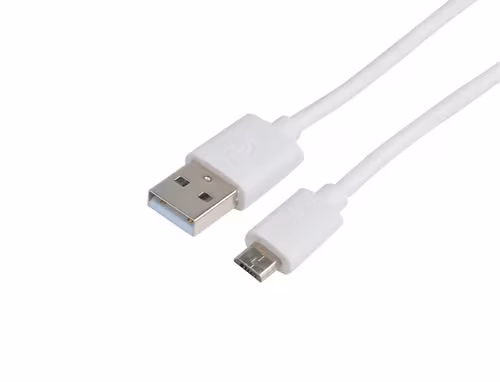 Prokord Prokord Usb-kabel 2m Usb-a Micro Usb-b Hvit