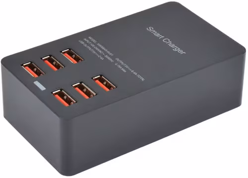 Cirafon Cirafon Smart Power Station 6 X Usb Svart