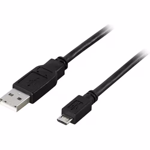 Deltaco Deltaco Usb-kabel 5m Usb-a Micro Usb-b Svart