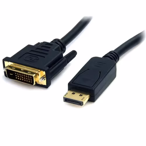Startech Startech 6 Ft Displayport To Dvi Cable M/m 1.8m Displayport Dvi-d Svart
