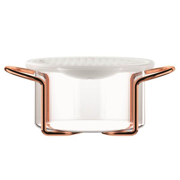 Bodum Bodum - Hot pot glasskål m/stativ og silkonlokk 0,25L kobber