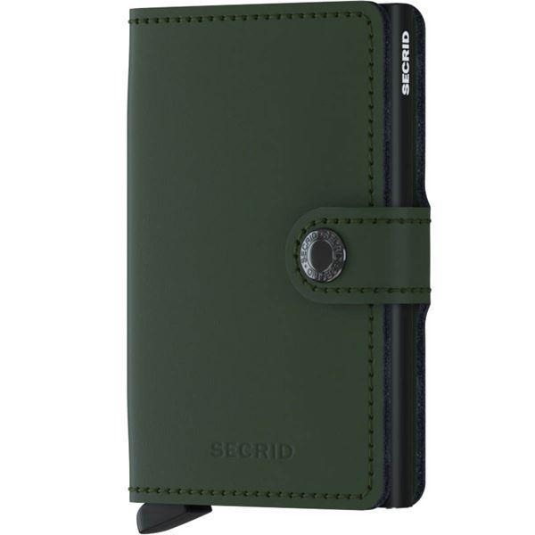 Secrid Secrid - Miniwallet lommebok m/kortholder grønn/svart