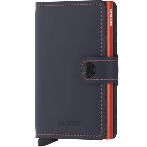 Secrid Secrid - Miniwallet lommebok m/kortholder blå/orange