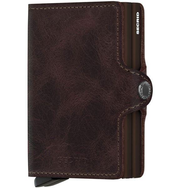 Secrid Secrid - Twinwallet lommebok m/kortholder brun