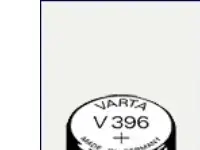 Varta V396, sølvoksid, 1,55 V, 25 mAh, sølv, 7,9 mm, 7,9 mm