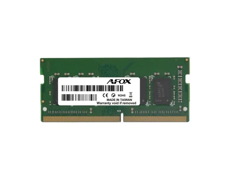 AFOX AFSD38BK1L, 8 GB, 1 x 8 GB, DDR3L, 1600 Mhz, 204-pinners SO-DIMM