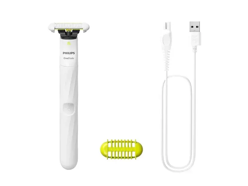 Philips Philips Norelco OneBlade OneBlade QP1924/22 Intimate, Innebygd batteri, Wet & Dry, Hvit